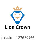 Lion Crown Logo Crowned Beast Branding Identity 127620366