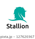 Stallion Logo Powerful Horse Branding Emblem 127620367