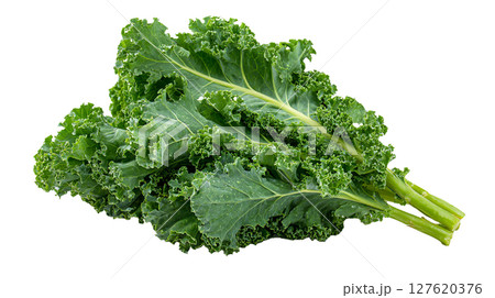 fresh kale isolated on white background 127620376