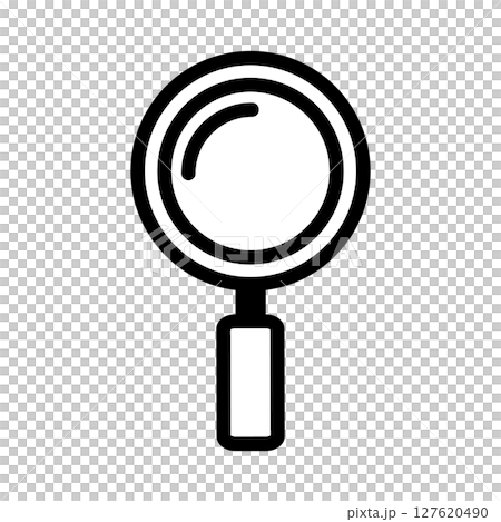 Stationery_Monochrome_Magnifying Glass Stationery_Monochrome_Magnifying Glass 127620490