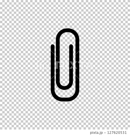 文具_單色_迴紋針 127620531