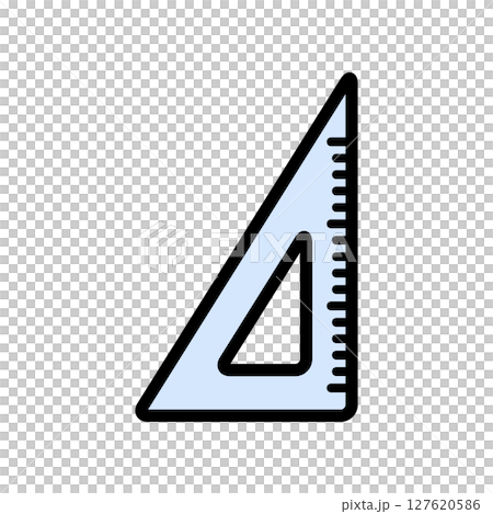 Stationery_Color_Set square_Isosceles triangle Stationery_Color_Set square_Isosceles triangle 127620586