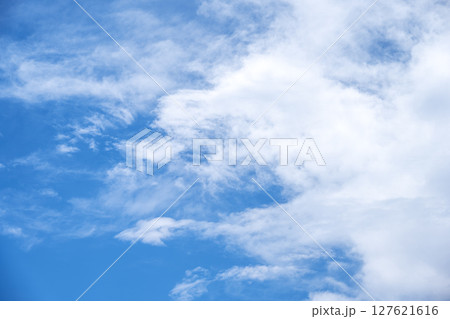 初夏の空 夏 青空 晴れ 6月 【神奈川県 秦野市】 127621616