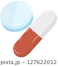 medicine illustration of a pill	 127622012