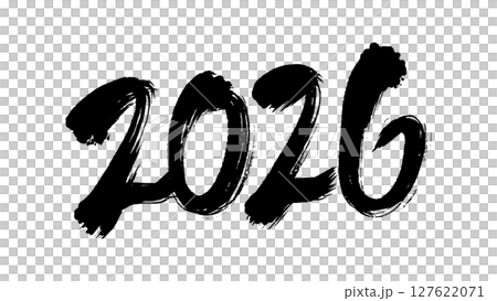 New Year's material_Handwritten calligraphy for 2026 New Year's material_Handwritten calligraphy for 2026 127622071