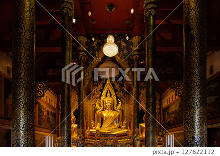 Phra Nang Phaya Ruenkaew, a beautiful Buddha Image that resembles the Phra Buddha Chinnarat situated at Wat Nang Phaya 127622112