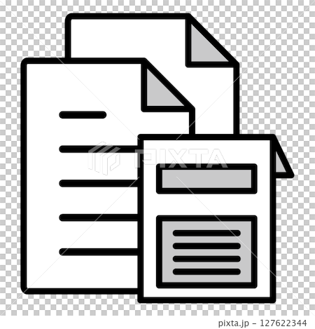 Illustration icon material: medical document file Illustration icon material: medical document file 127622344