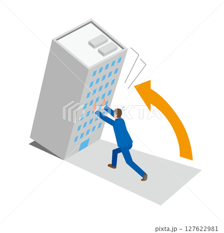 会社を立て直す男性 127622981