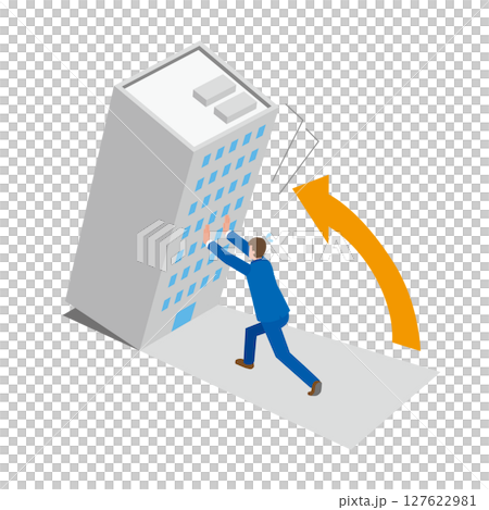 会社を立て直す男性 127622981