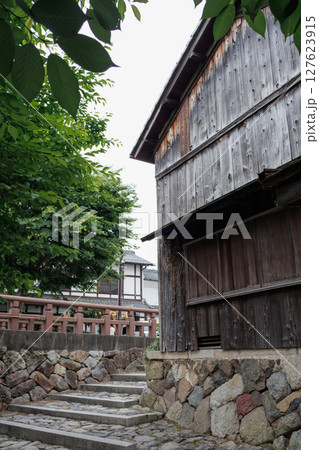 滋賀県近江八幡の水郷の初夏の風景 127623915