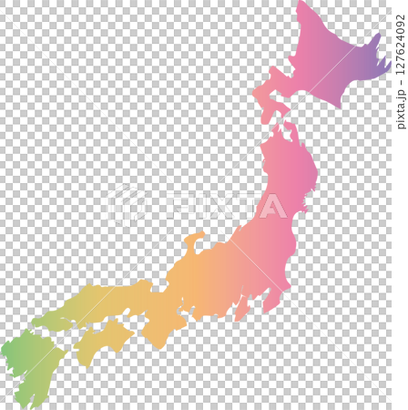 日本地圖 127624092