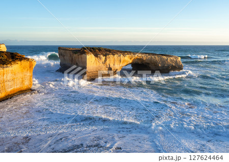 Sunset at London Bridge, Twelve Apostles, Great Ocean Road, Australia 127624464