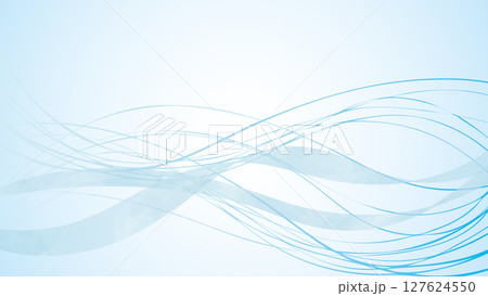 涼感のある水彩風背景5（16:9） 127624550