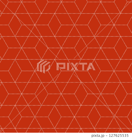 無縫細線菱形圖案抽象幾何樣本準備紅色 無縫細線菱形圖案抽象幾何樣本準備紅色 127625535