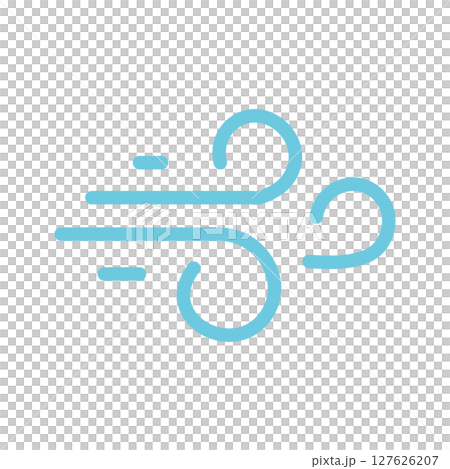 風圖示插圖天氣/氣流 127626207