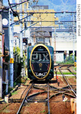『鞍馬・貴船』『比叡山』への鉄路… 登山鉄道の趣もある【叡山電鉄】700系732号「ひえい」 127626291