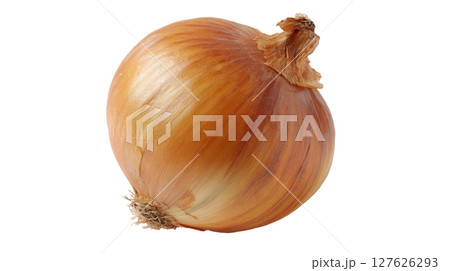 onion isolated on white background 127626293
