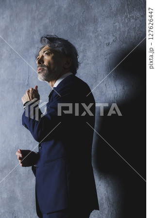 グレイヘアのビジネスマン　　 127626447