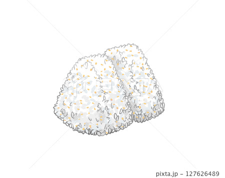 白ごまおにぎり (おむすび) ごはん 白ごまおにぎり (おむすび) ごはん 127626489