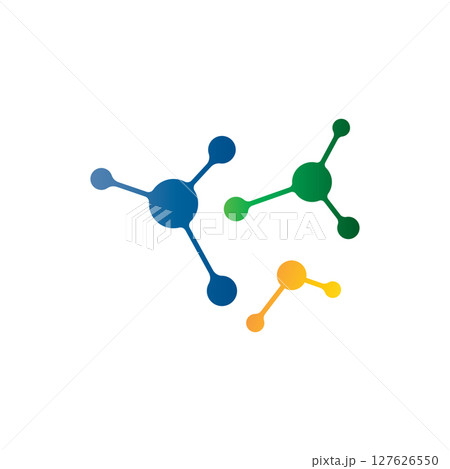 DNA illustration logo vector 127626550