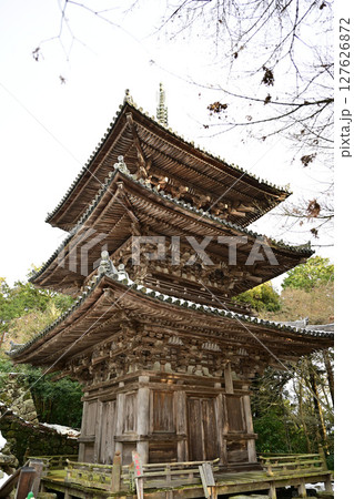 滋賀県　安土城跡　三重塔 127626872