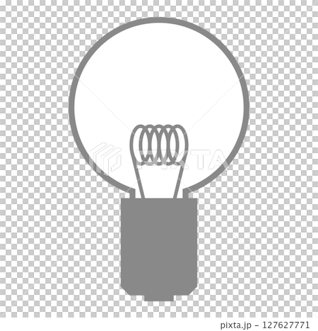 シンプルな電球のベクターアイコン_1 シンプルな電球のベクターアイコン_1 127627771