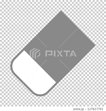 消しゴムのベクターアイコン 127627781