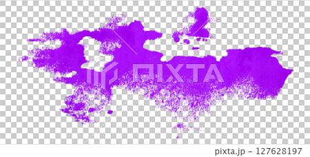 purple watercolor background. Artistic hand paint. Isolated on transparent background. purple watercolor background. Artistic hand paint. Isolated on transparent background. 127628197