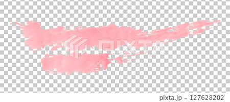 pink watercolor background. Artistic hand paint. Isolated on transparent background. pink watercolor background. Artistic hand paint. Isolated on transparent background. 127628202