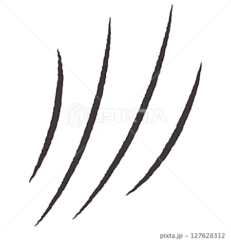 爪痕のイラスト 127628312