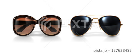 Premium 3d eyewear models of sunglasses Premium 3d eyewear models of sunglasses 127628455
