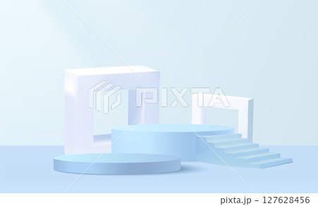 Minimal stair podium composition Minimal stair podium composition 127628456