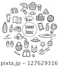 An Exciting and Vibrant Summer Fun Icons Collection for Your Creative Projects and Designs 127629316