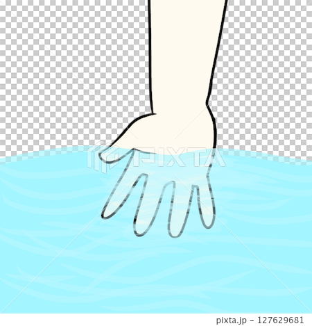 Water, put your hands in, simple Water, put your hands in, simple 127629681