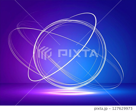 アブストラクトな背景素材 127629973