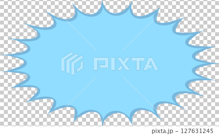 簡單的鋸齒狀語音氣泡 127631245