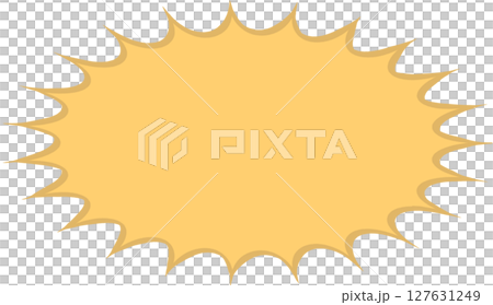 簡單的鋸齒狀語音氣泡 127631249