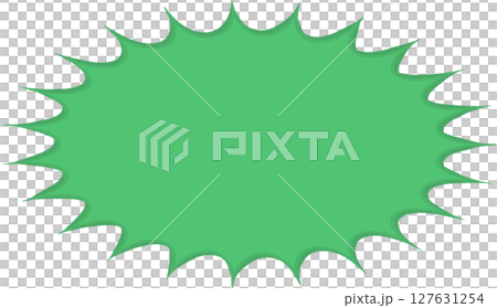 簡單的鋸齒狀語音氣泡 127631254