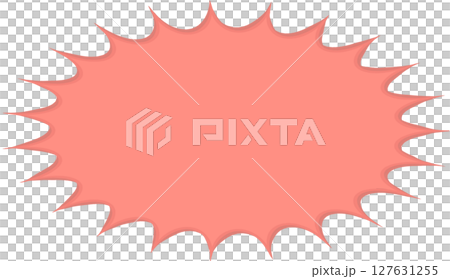 簡單的鋸齒狀語音氣泡 127631255