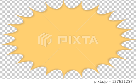 簡單的鋸齒狀語音氣泡 127631257