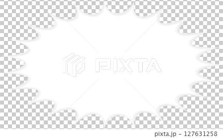 簡單的鋸齒狀語音氣泡 127631258