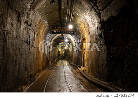 佐渡金山 道遊坑(明治官営鉱山コース)坑道 佐渡金山 道遊坑(明治官営鉱山コース)坑道 127632274