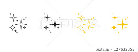 Sparkle And Shine Line And Solid Icon Set. Bright And Twinkling Star Symbol Collection. Isolated Vector Illustration Sparkle And Shine Line And Solid Icon Set. Bright And Twinkling Star Symbol Collection. Isolated Vector Illustration 127632355