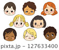 いろいろな表情の子供たち　控えめ表情セット2 改 127633400