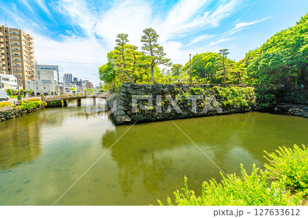 【日本100名城】徳島城　東内堀と数寄屋橋2　徳島県徳島市 127633612