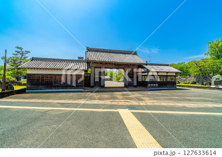 【日本100名城】徳島城　初夏の鷲の門2　徳島県徳島市 127633614