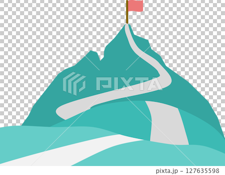 實現目標的路線圖插圖 127635598