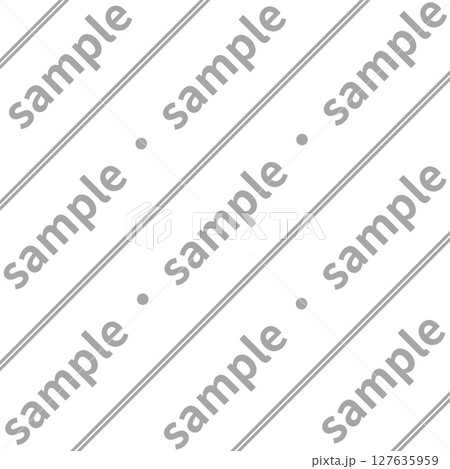 sample入り透かし素材（ウォーターマーク）背景素材・ドット・斜めライン・透過PNG 127635959