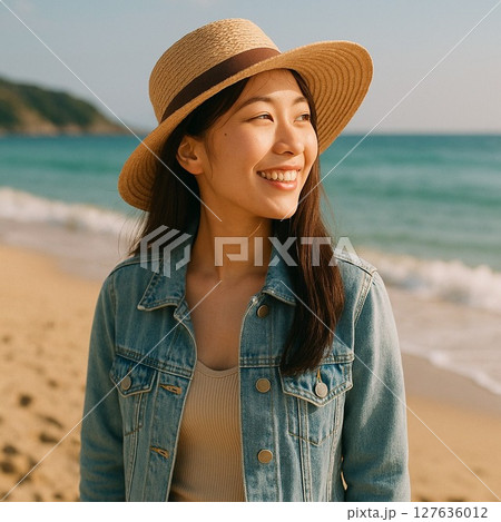 Ocean breeze, 旅先ビーチで感じる爽やかな午後 Ocean breeze, 旅先ビーチで感じる爽やかな午後 127636012