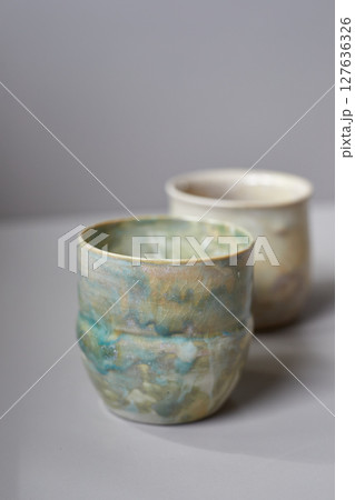 Set of Ceramic, stylish tableware 127636326